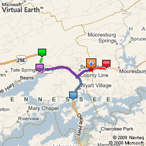 map to Kips Hamburgers Restaurant