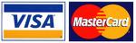 Master Card and Visa logos Logos